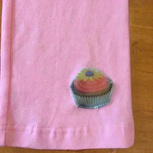 🌸2/$15🌸New! Pink leggings with flower on bottom - Picture 3 of 4